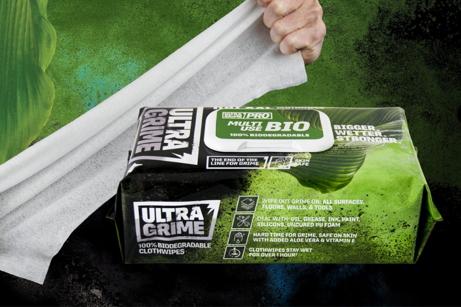 Ultragrime profi čistic&#237; ubrousky Pro Bio-Multiuse XXL - 100 ks